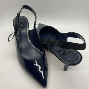 White House Black Market Patent Leather Herls